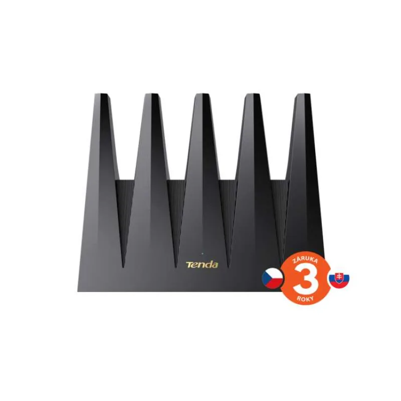 Tenda BE12 Pro BE7200 WiFi 7 Mesh Router, 2x 2.5G WAN/LAN, 3x 1G WAN/LAN, 7141 Mb/s, NFC, VPN (75012059)