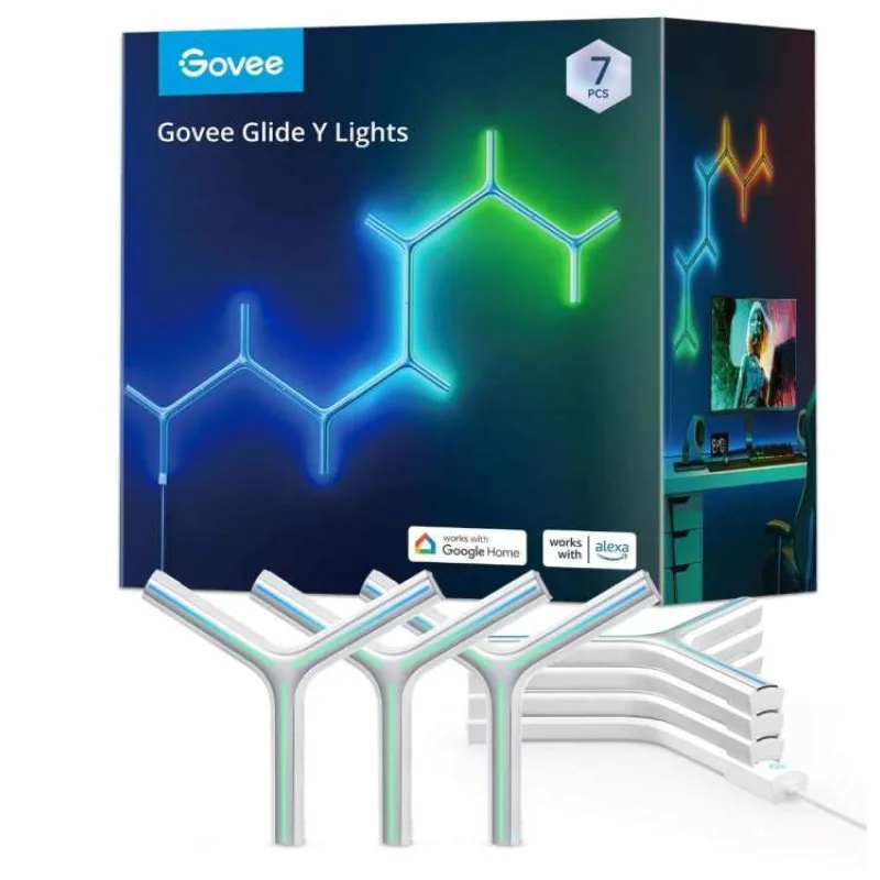 Govee LED RGBIC Y Shape Light Panel - 7ks (H6065301)