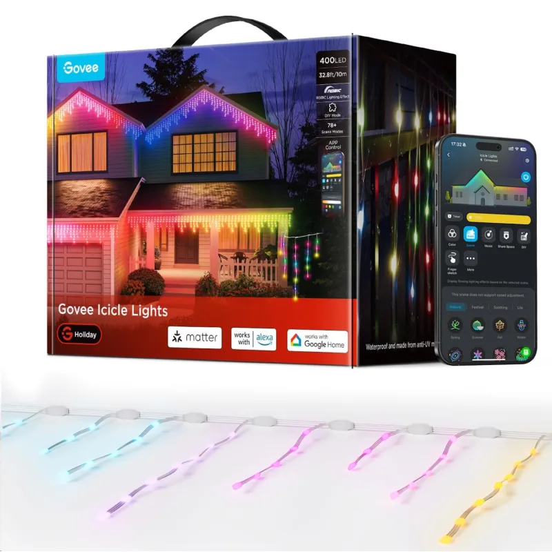Govee Smart LED rampouchy RGBIC 10m, bílé, Matter B80D13D2