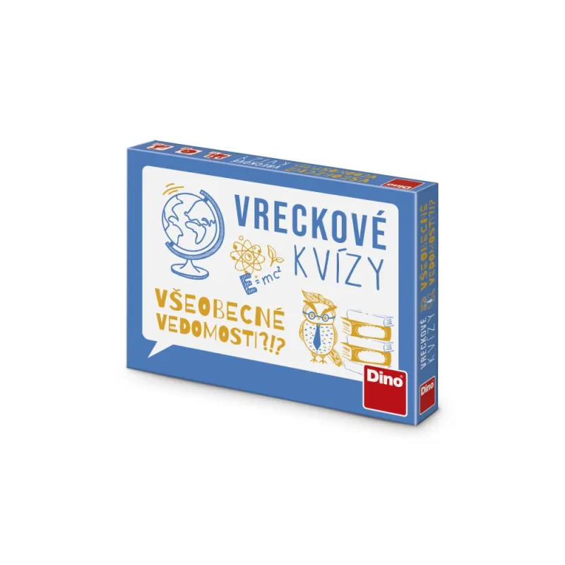 Dino VRECKOVÉ KVÍZY – VŠEOBECNÉ ZNALOSTI SK Cestovná hra