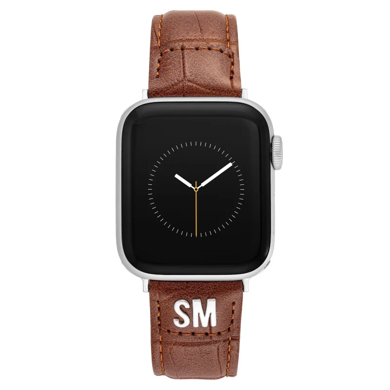 Steve Madden Veganský kožený remienok hnedý pre Apple Watch 38/40/41 WS/1002SVHY384041