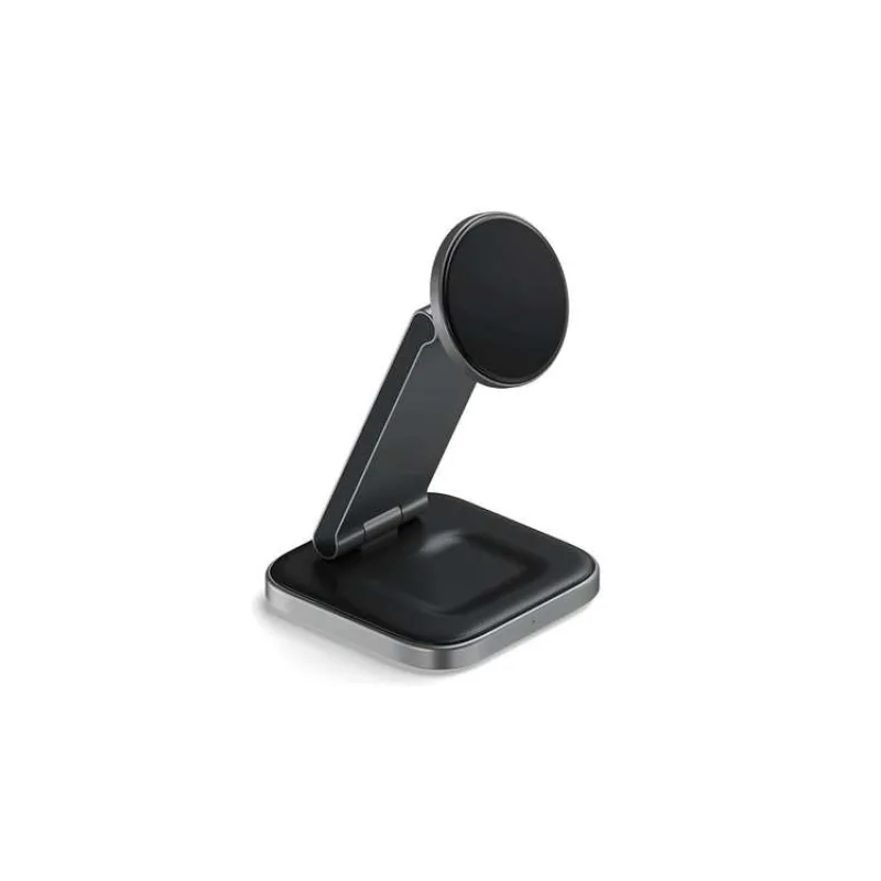 Satechi 3-in-1 Foldable Qi2 Wireless Charging Stand - Space Gray (ST-Q31FM-EA)