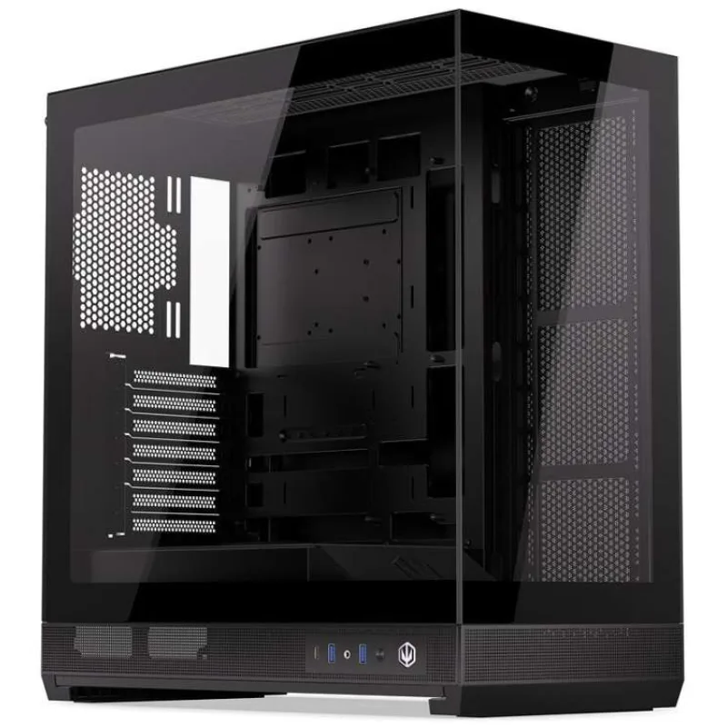 Endorfy skříň Fishtank 6000 Flex / ATX / až 9x fan / 2xUSB 3.0 / USB-C / úzká panoramatická / černá (EY2A026)