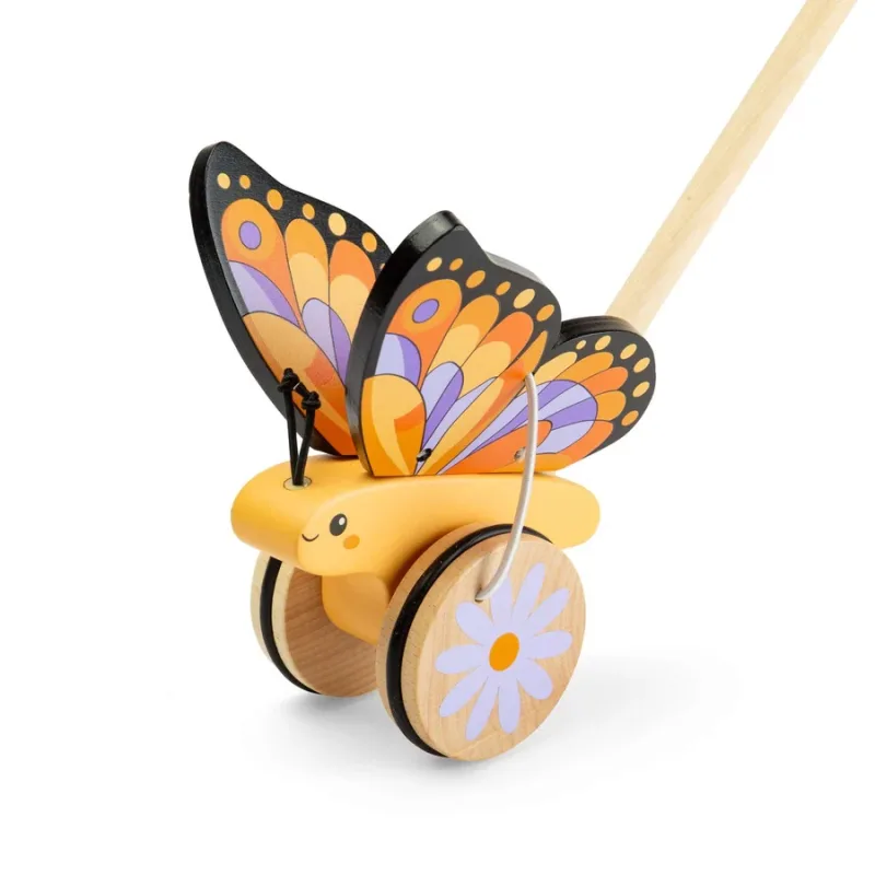 Bigjigs Toys Bigjigs Toys Drevený jazdík Motýlik