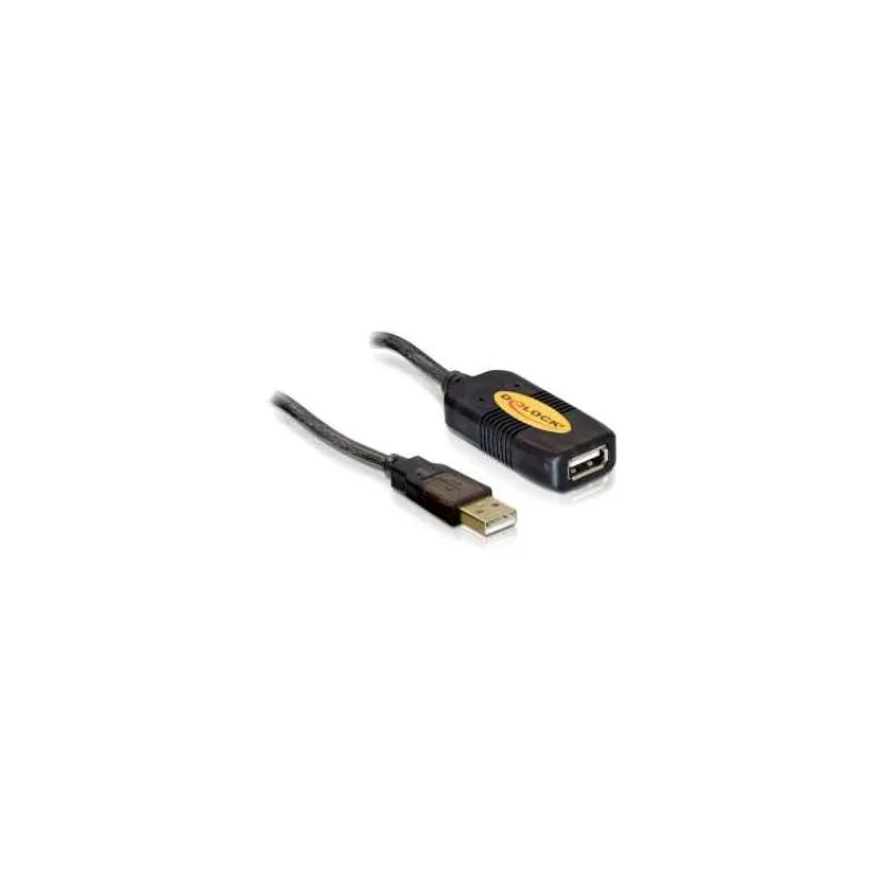 Delock USB 2.0 kabel, prodlužující A-A samec/samice 10m, aktivní (82446)