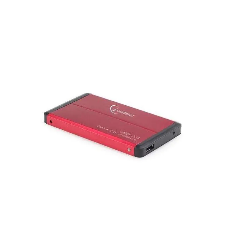 Externý box GEMBIRD pre 2.5" zariadenie, USB 3.0, SATA, červená (EE2-U3S-2-R)