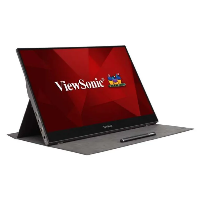 ViewSonic TD1655 - přenosný/ 15,6" Touch/ IPS/ 16:9/ 1920x1080/ 6,5ms/ 250cd/m2/ miniHDMI/ 2xUSB-C/ integ. stojan/ repro (TD1655)