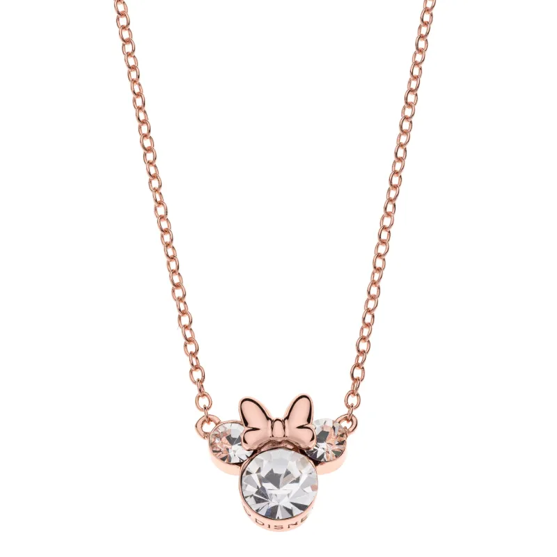 Disney detský náhrdelník Minnie Mouse strieborný pozlátený NS00003PRWL-157.CS