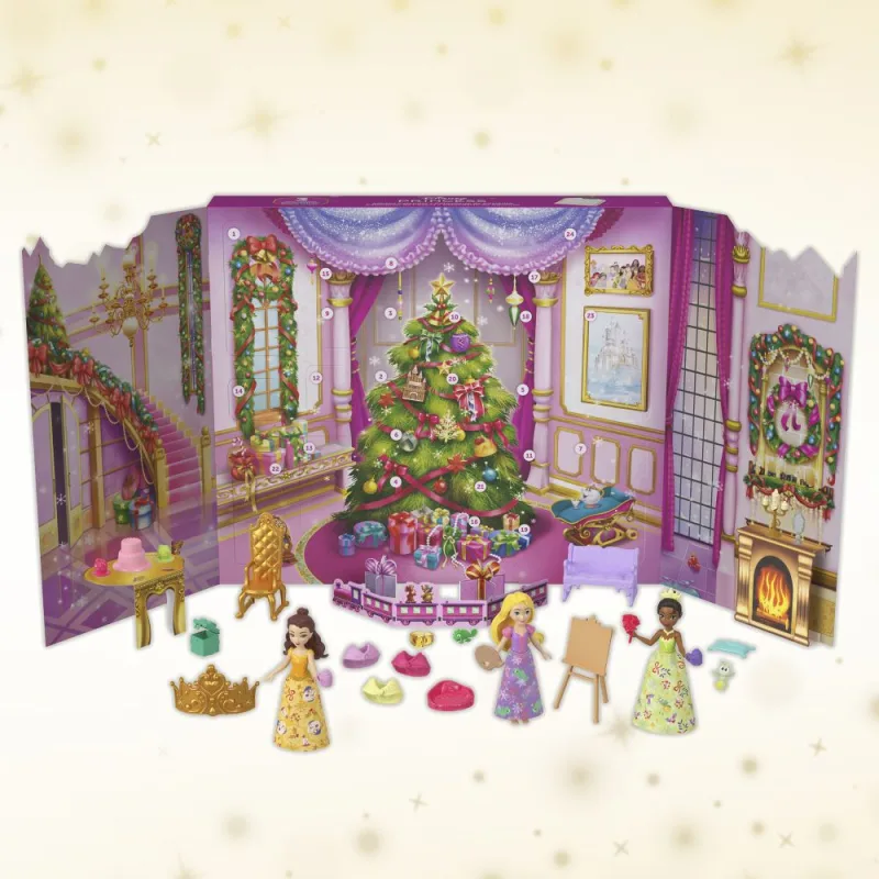 Mattel Disney Princess malá bábika Adventný kalendar 2025
