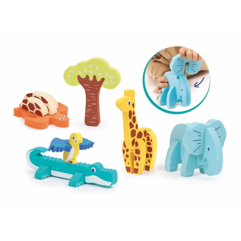 Ludi Puzzle penové 3D Zvieratká