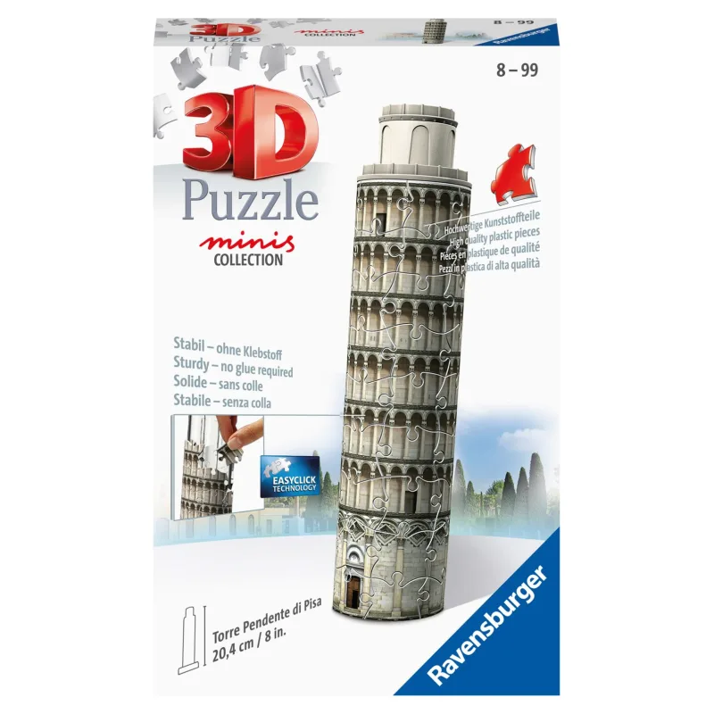 Ravensburger Mini budova - Šikmá veža v Pise 54 dielikov
