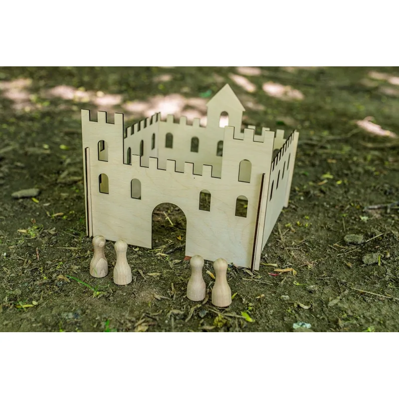 BeWooden Drevený hrad Panáčkovo kráľovstvo