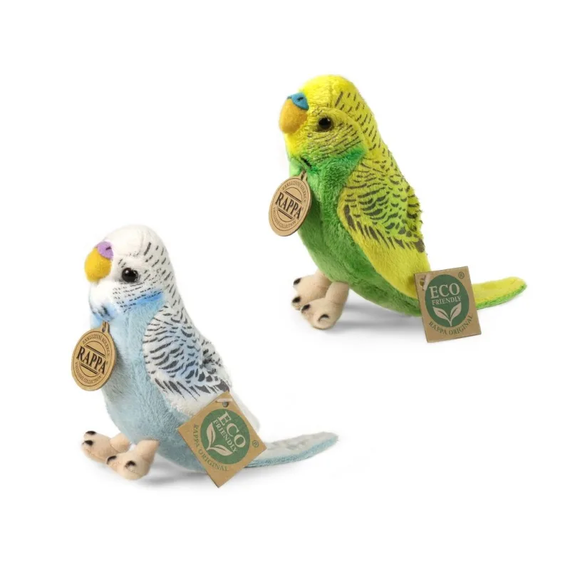 Rappa Rappa Plyšová andulka vlnkovaná 12 cm ECO-FRIENDLY súprava 2 ks