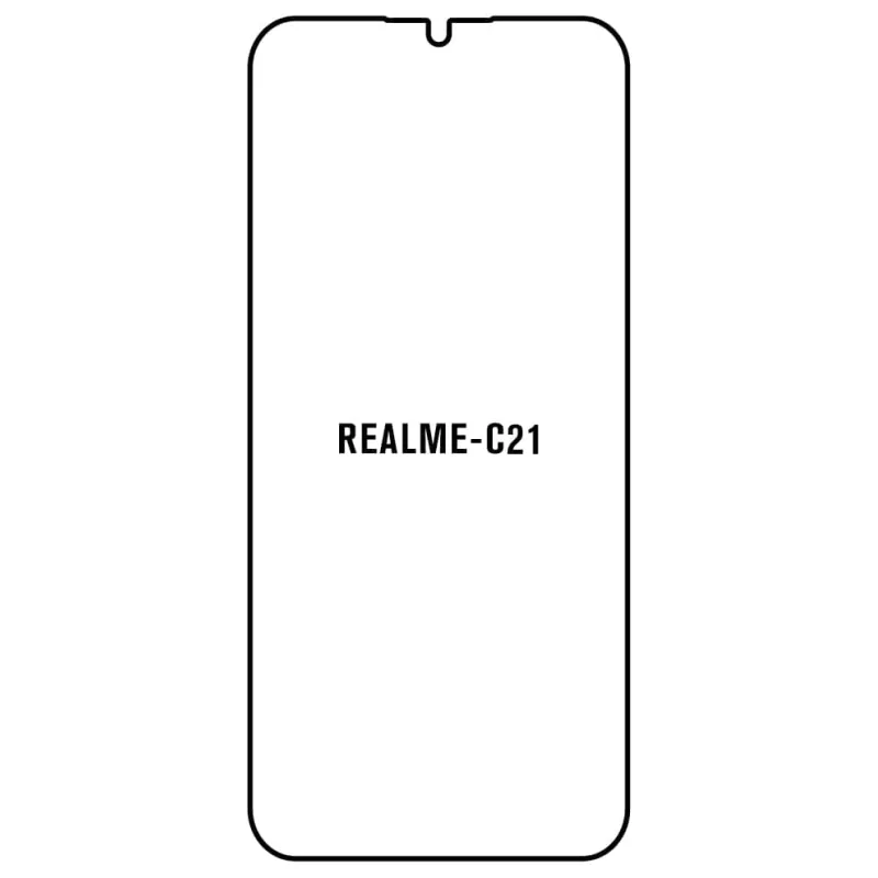 Sunshine Realme C21 Predná Hydrogél ochranná fólia Strih: Predná 1, Typ fólie: Číra