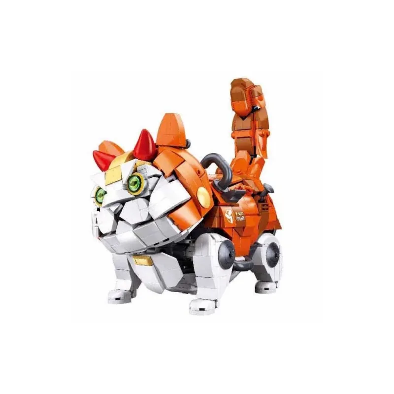Sluban Sluban Pleyerid M38-P8018 Mechanická mačka oranžová