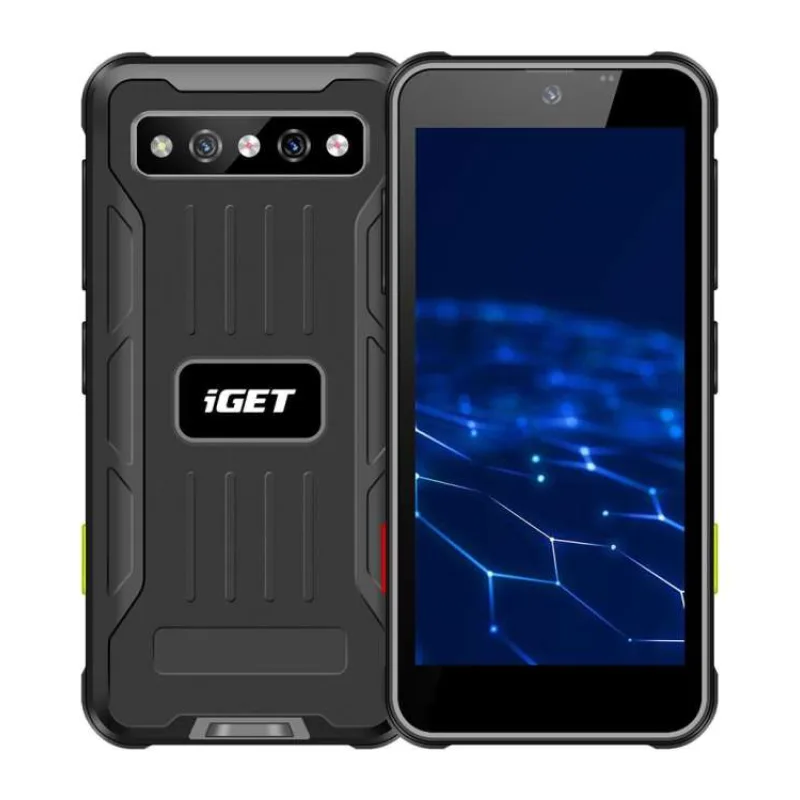 iGET T mini Black - odolný 4"/1080x540/Octa-core/6GB/128GB/GPS+Glonass+Beidou/WiFi+BT 5.0/5 MPx+16+20 MPx/USB-C/Andr. 16 (T mini)