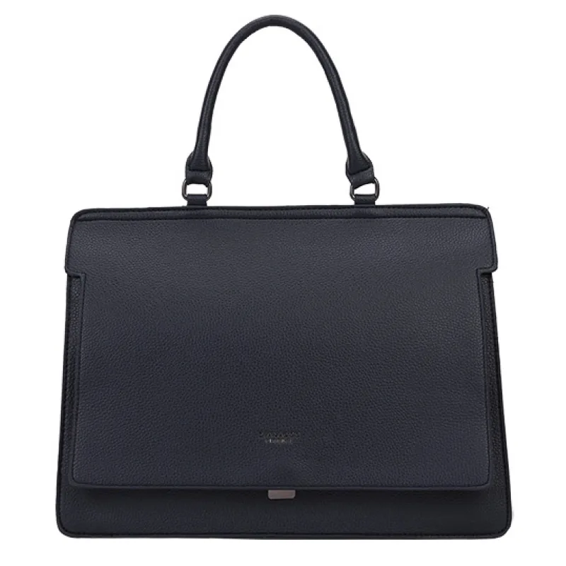 DIANA &amp; CO DIANA & CO Dámska aktovková taška crossbody aj do ruky tmavo modrá