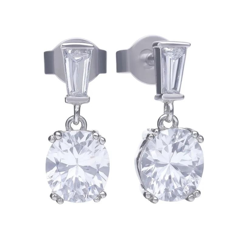Dámske Náušnice DIAMONFIRE DÁMSKE 6220621082 (3CM )
