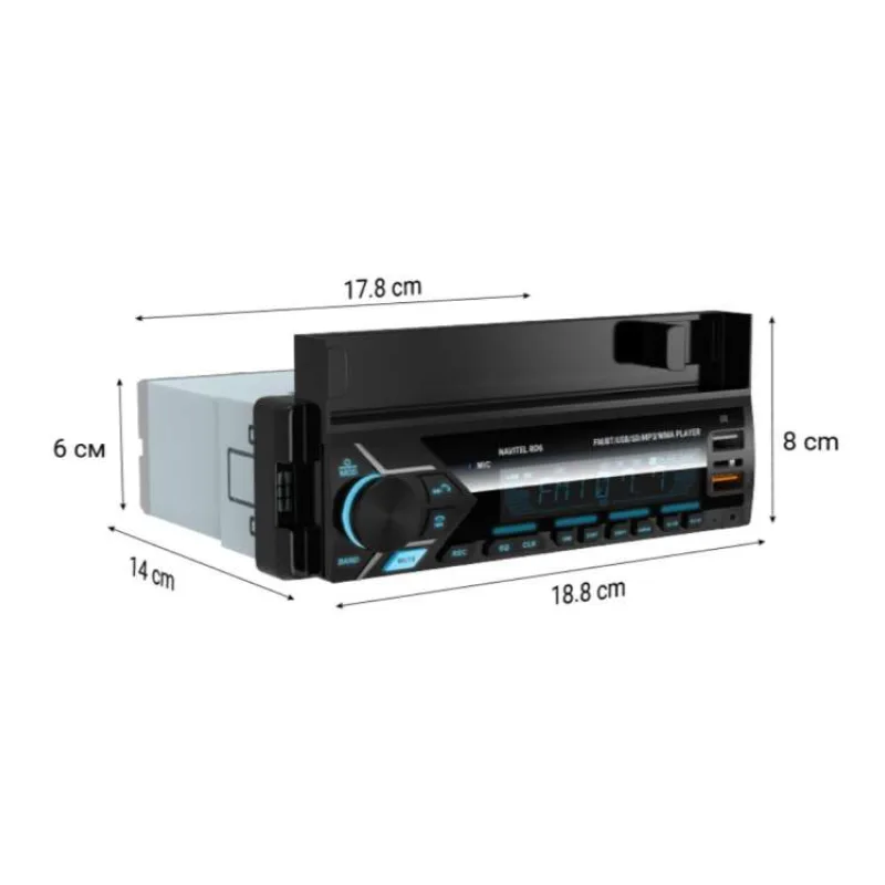 Navitel RD6 autorádio s Bluetooth & hands-free (8594181745063)