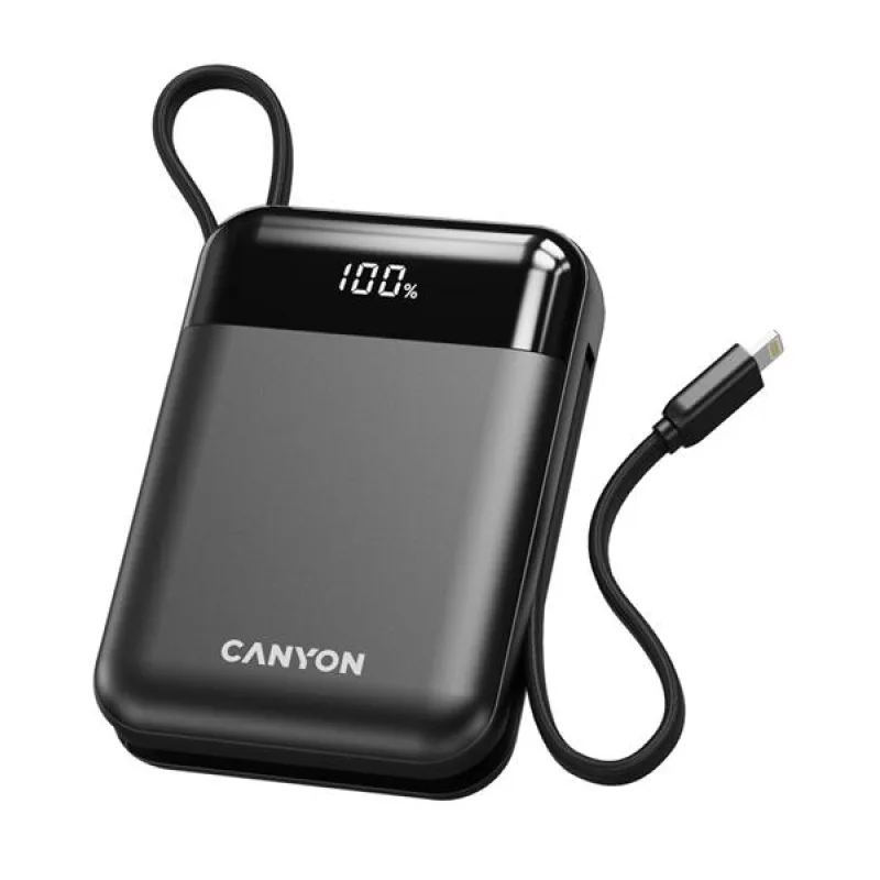 Canyon OnPower 104, powerbanka 10 000 mAh, 22.5 W, USB-C / USB-A,…