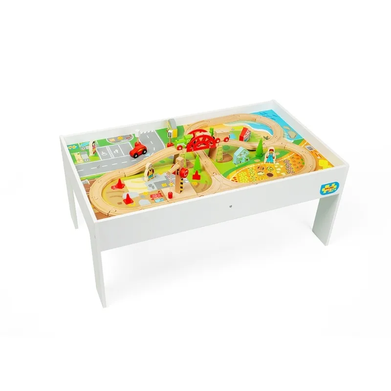 Bigjigs Rail Bigjigs Rail Drevená vláčiková dráha na stole