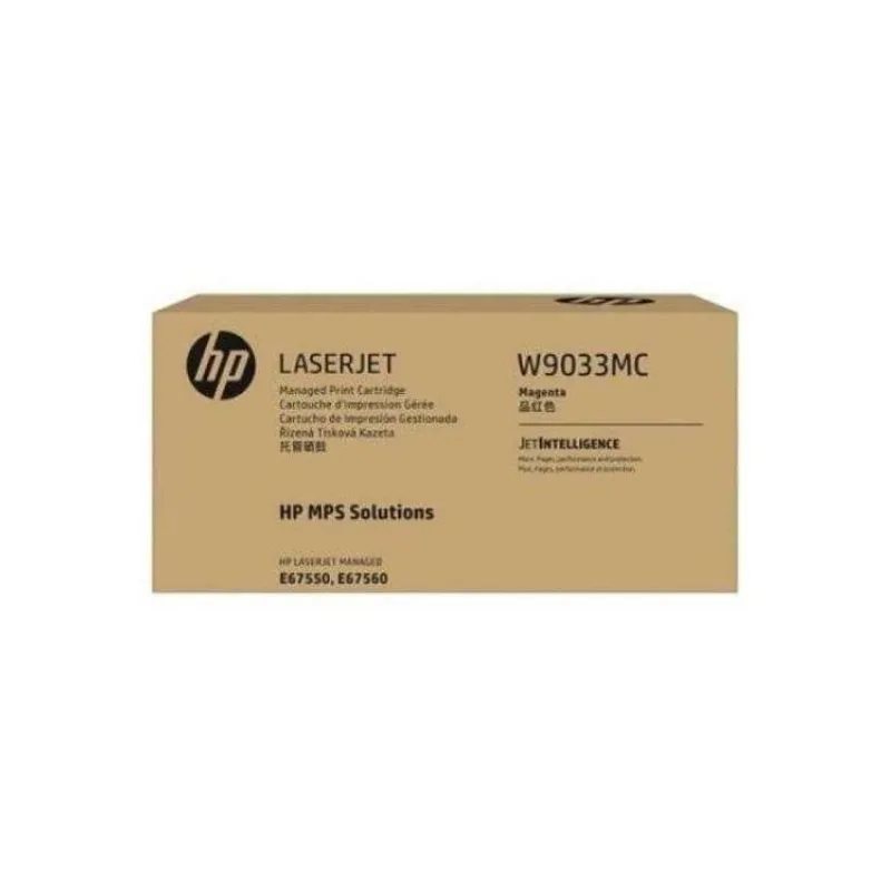 HP W9033MC Managed LJ Toner Cartridge Magenta (W9033MC)