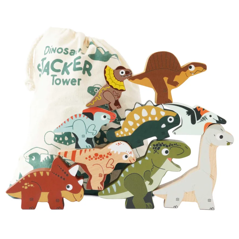 Le Toy Van Le Toy Van Skladacia veža Dinosauri