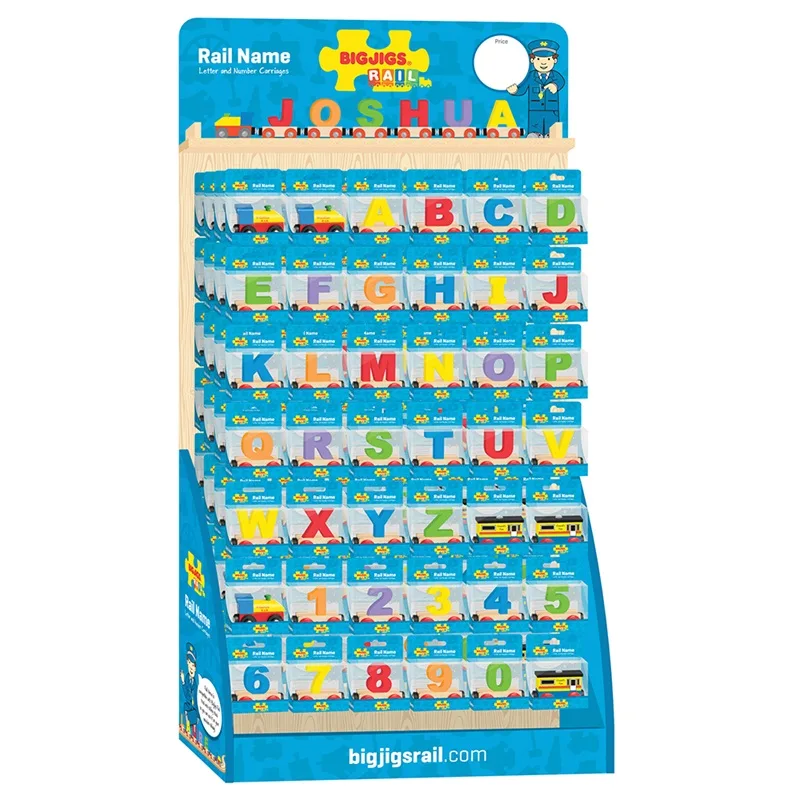 Bigjigs Rail Bigjigs Rail Displej vagónků s písmenky