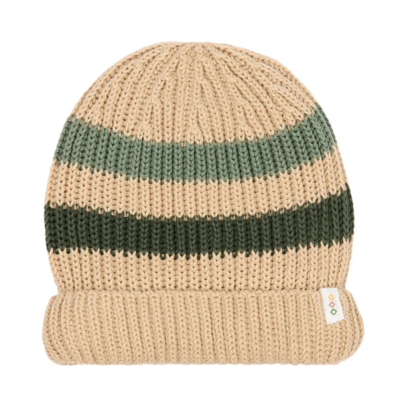 Little Dutch Čiapočka pletená Warm Taupe veľ. 74-86