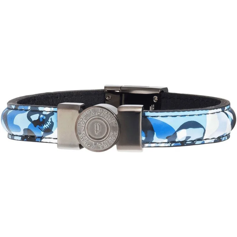Pánsky Náramok POLICE PJ25556BLU03L (21CM )