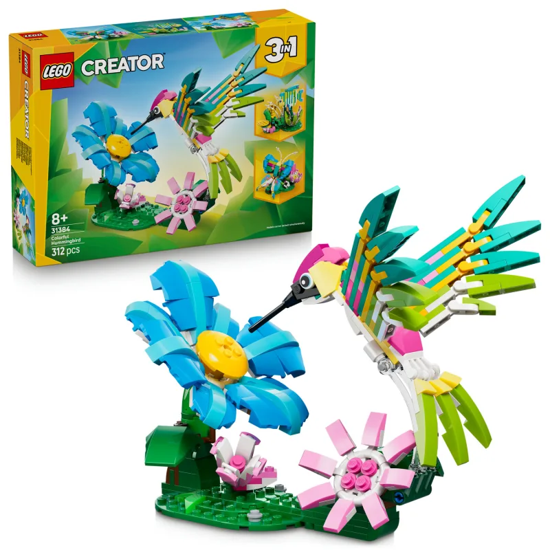 Lego Divoké zvieratá: Farebný kolibrík