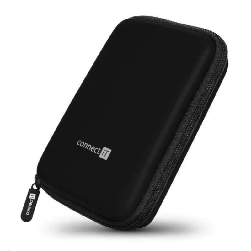 CONNECT IT HardShellProtect pevné skořepinové ochranné pouzdro na 2,5" HDD, černé (CFF-5000-BK)