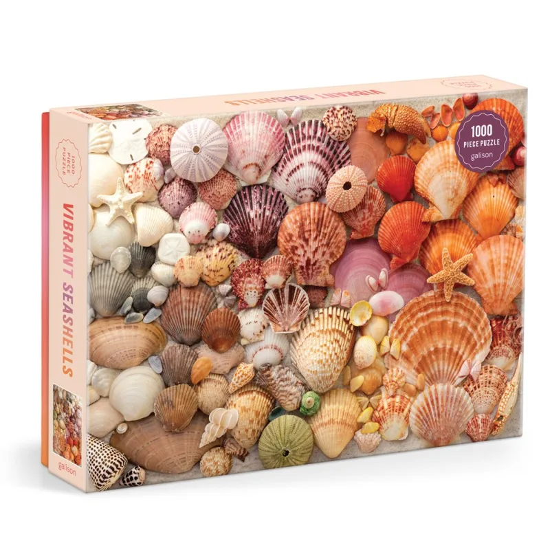 Galison Galison Puzzle Žiarivé mušle 1000 dielikov