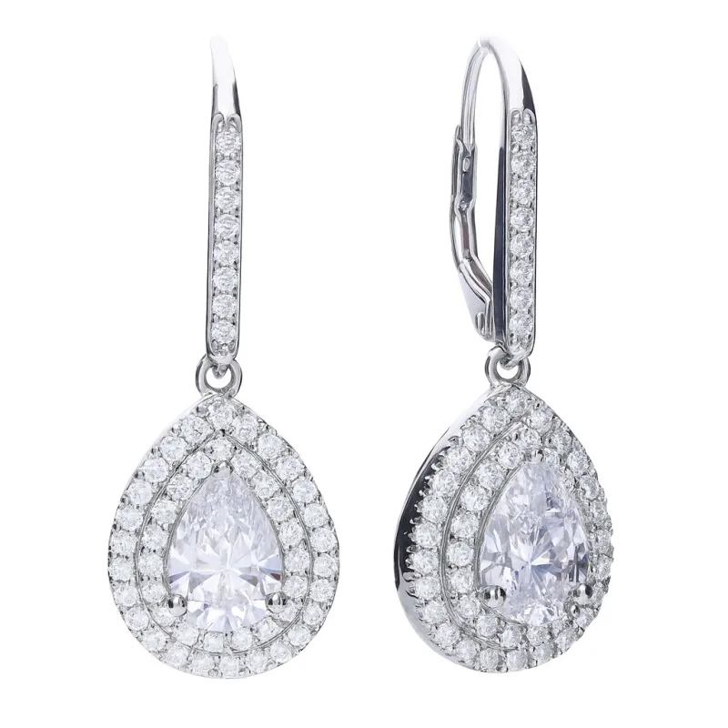 Dámske Náušnice DIAMONFIRE DÁMSKE 6220611082 (3CM )