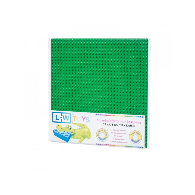 L-W Toys L-W Toys Základová doska 32x32 tmavo zelená