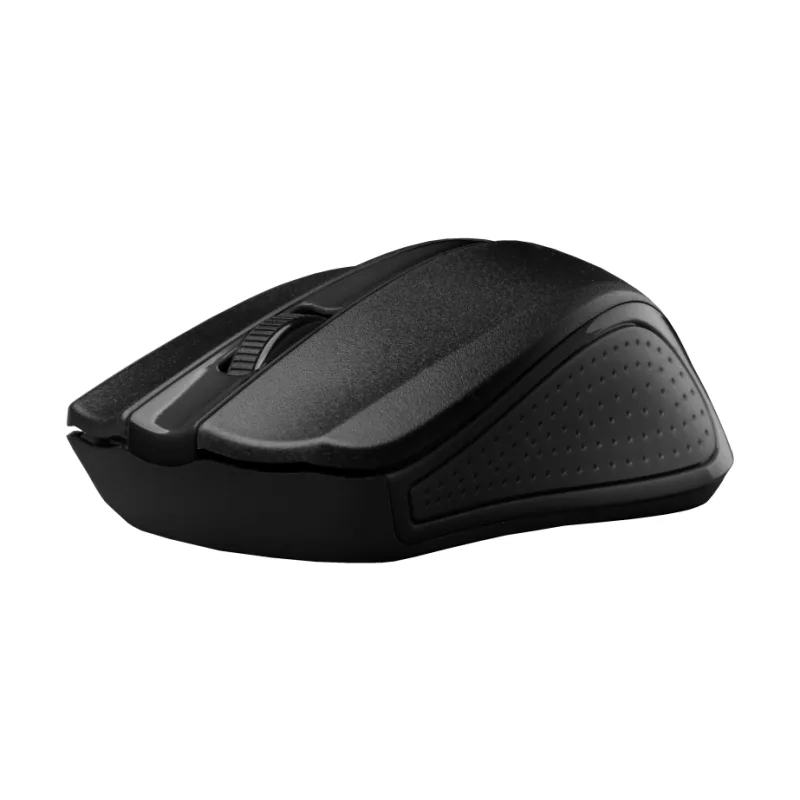 C-tech WLM-01/ Kancelárska/ Optická/ 1 200 DPI/ Bezdrôtová USB/ Čierna…
