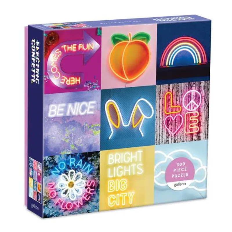 Galison Galison Puzzle Elektrické konfety 300 dielikov