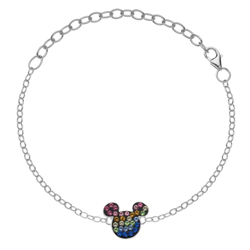 Strieborný náramok Disney Mickey Mouse BS00025SRML-55.CS