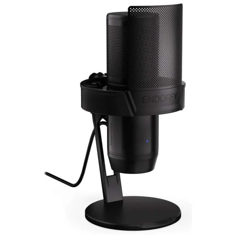 Endorfy mikrofon Solum 2 Core / kardioidní / kovový / pop filtr / shock mount / USB-C / černý (EY1B017 )