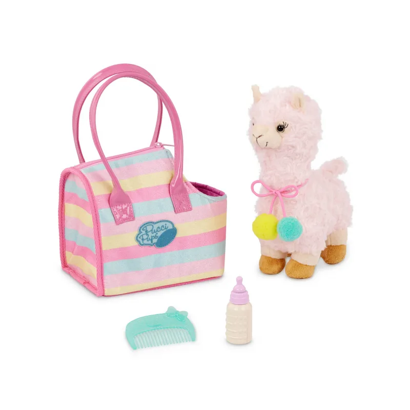 Pucci Pups Lama v taške Sparkly Stripes Bag