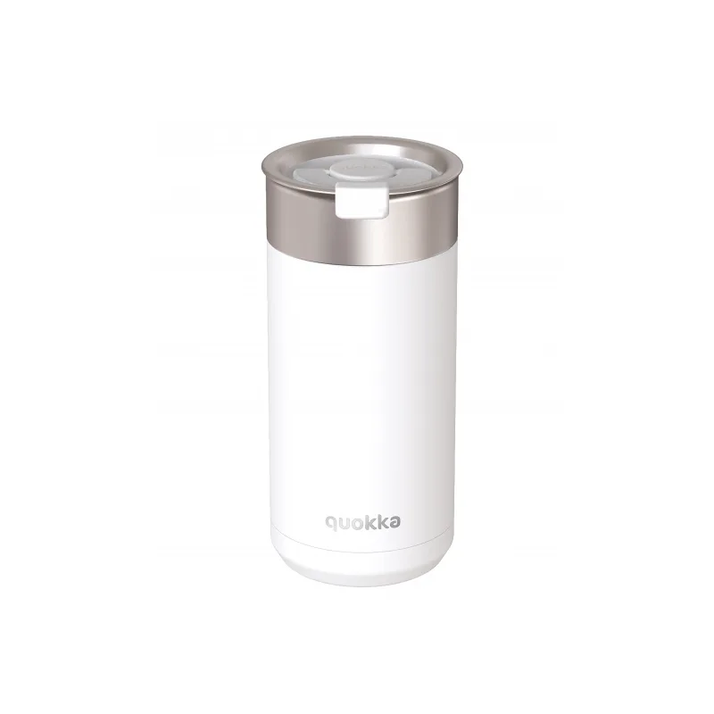 Quokka Nerezový termohrnček so sitkom Boost White 400 ml