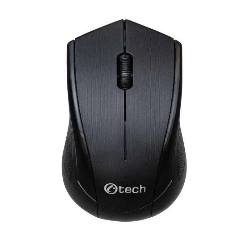 C-TECH myš WLM-07, černá, bezdrátová, 1200DPI, 3 tlačíteka, USB nano receiver (WLM-07)