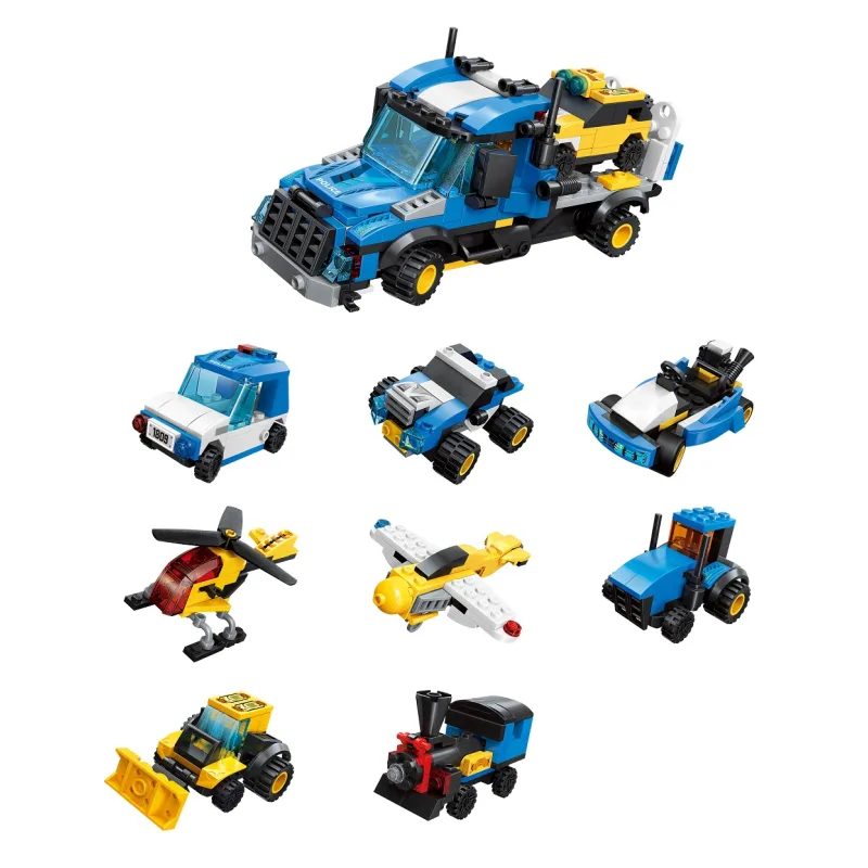 Qman Qman City Tow Truck 1809 komplet 8v1