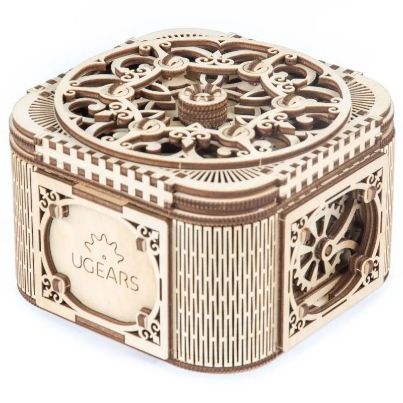 Ugears Ugears 3D drevené mechanické puzzle Šperkovnica