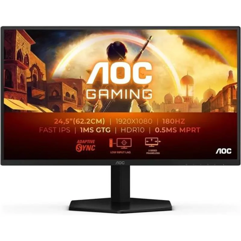 AOC 25G42E 24,5" Fast IPS 1920x1080 80M:1 1ms 300cd HDMI DP čierny 180Hz…