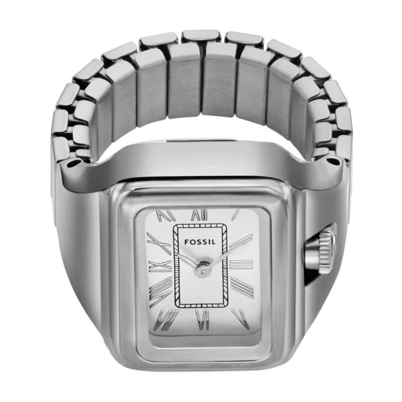 Fossil Raquel Watch Ring dámske hodinky štvorcový prsteň ES5344