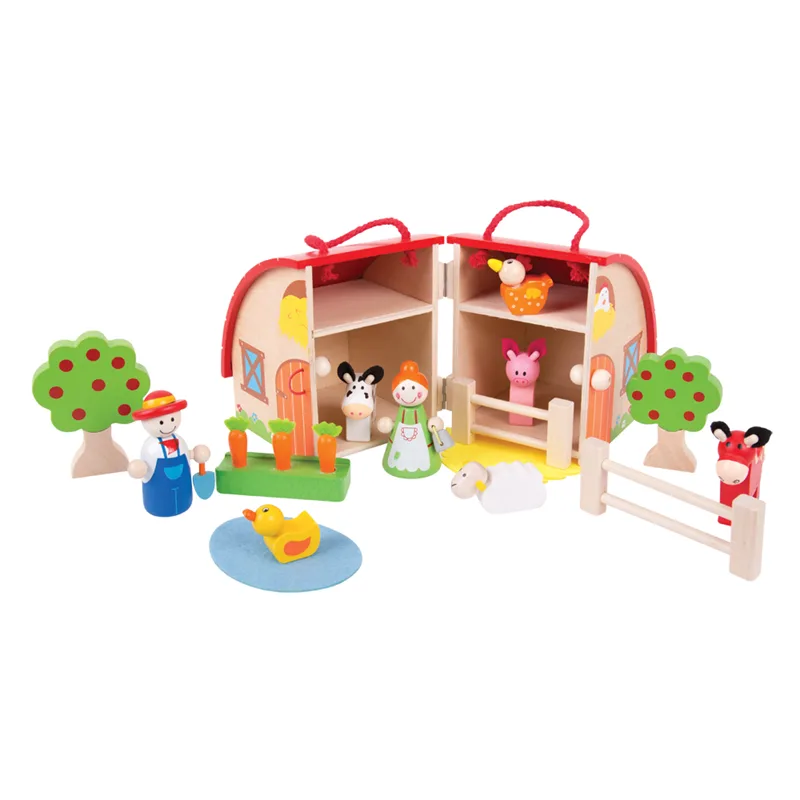 Bigjigs Toys Bigjigs Toys Farma v kufríku - poškodený obal
