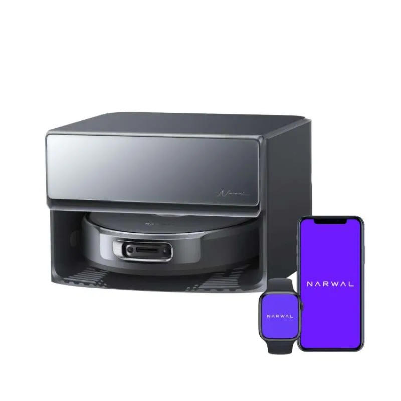 Narwal Flow2 compact station - AI robotický vysavač s pásovým mopem a samočistící stanicí s napojením na odpad (X31)