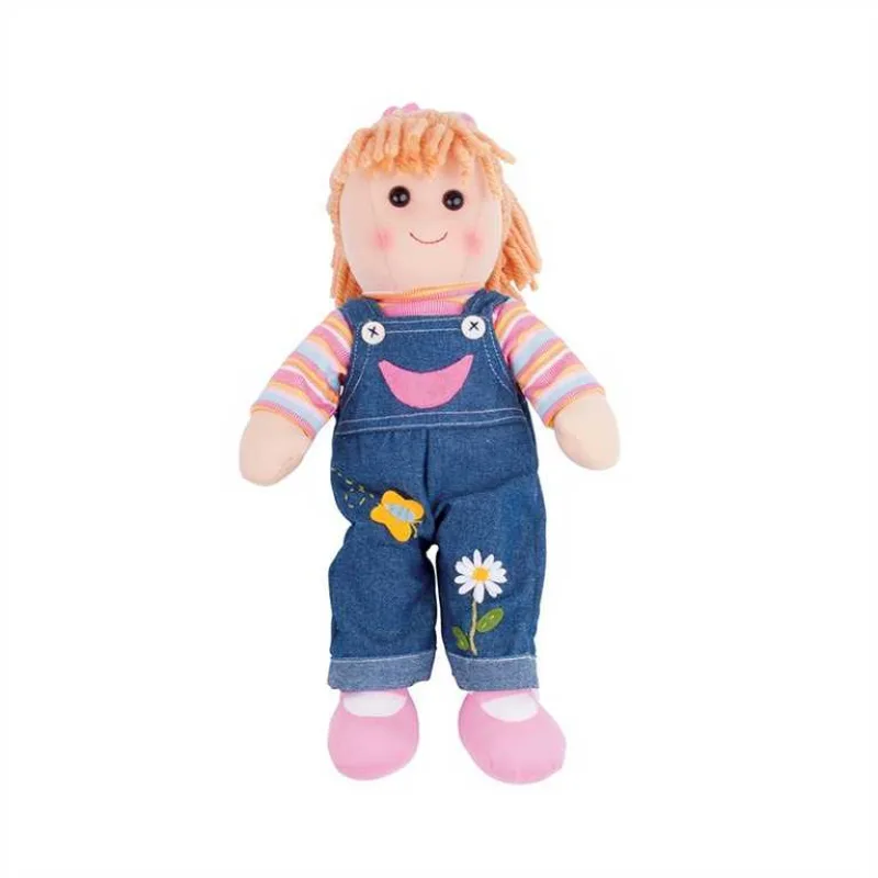 Bigjigs Toys Bigjigs Toys Látková panenka Penny 38 cm