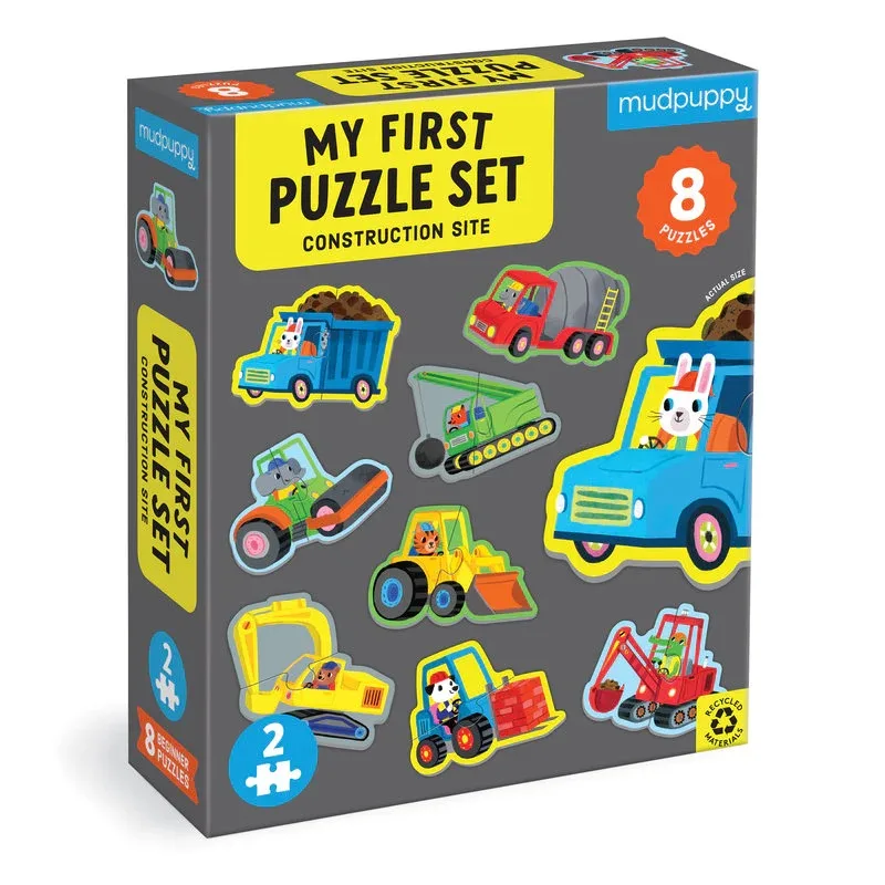 Mudpuppy Mudpuppy Puzzle Moje prvé puzzle Stavenisko